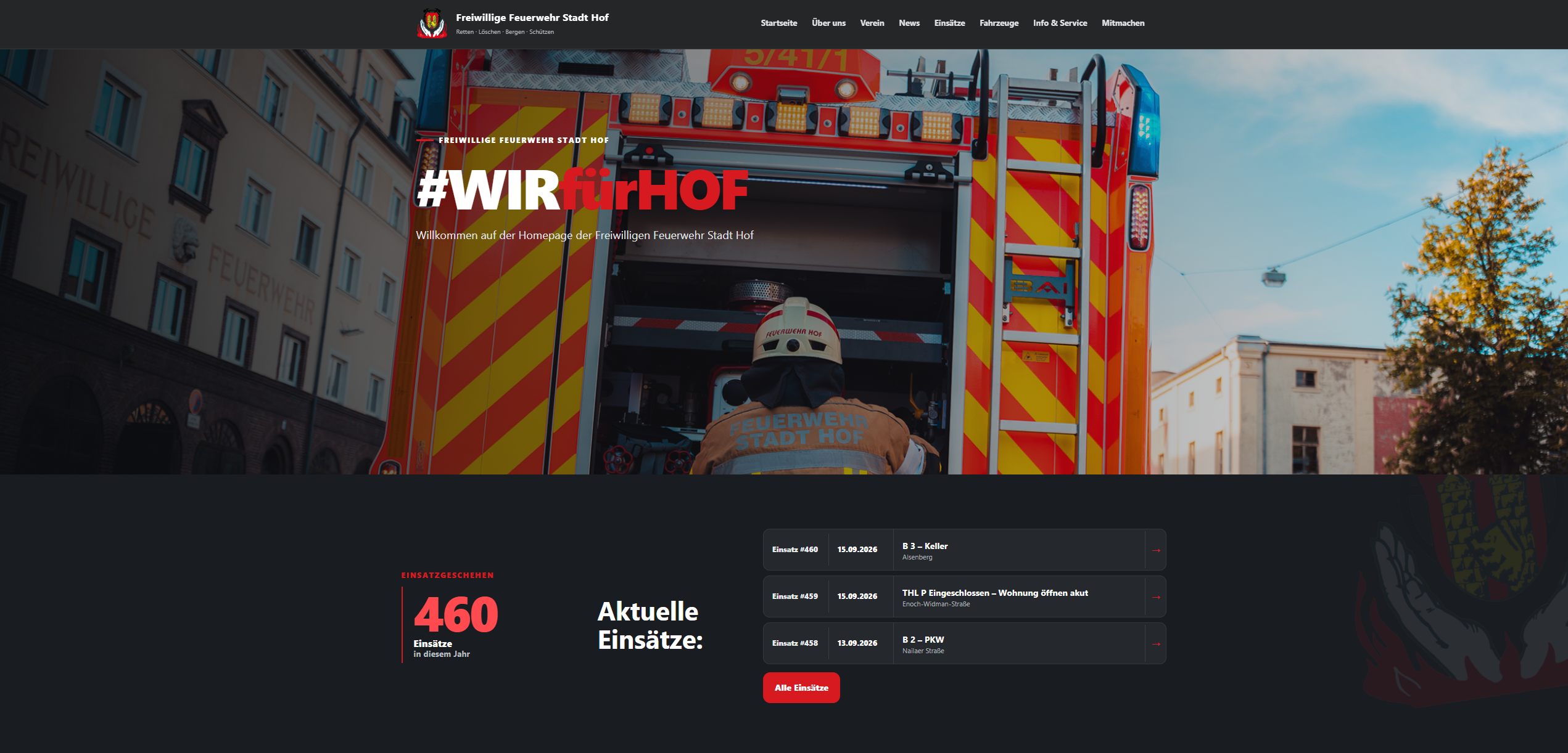 Unsere neue Homepage ist online! 🚒